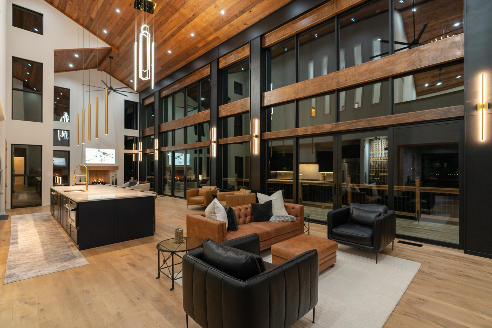 Warm interior — flash-ambient real estate photography